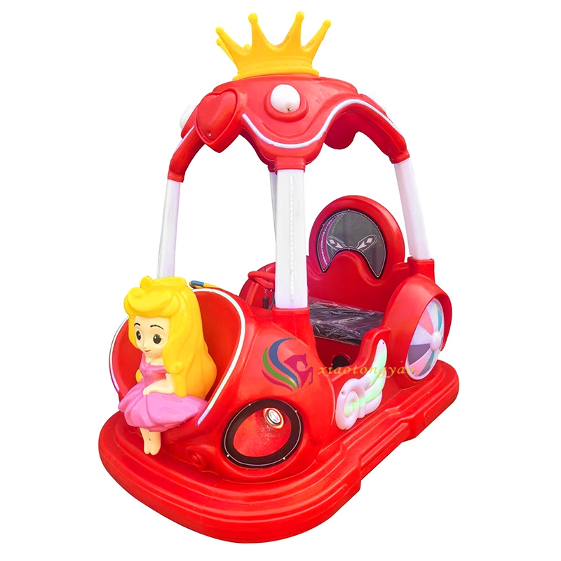 Children's electric bumper car battery powered indoor and garden princess amusement park ride happy park toys 1