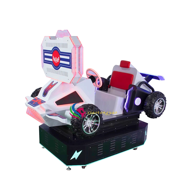 Machine de jeu de course d&39;arcade de simulateur de course d&39;arcade d&39;intérieur à pièces pour enfants 1