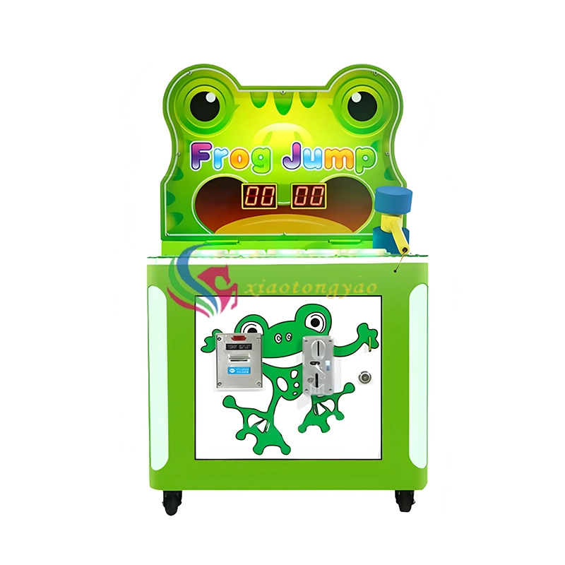 High quality new design frog shaped children's groundhog game machine, coin operated game machine coin operated game 1