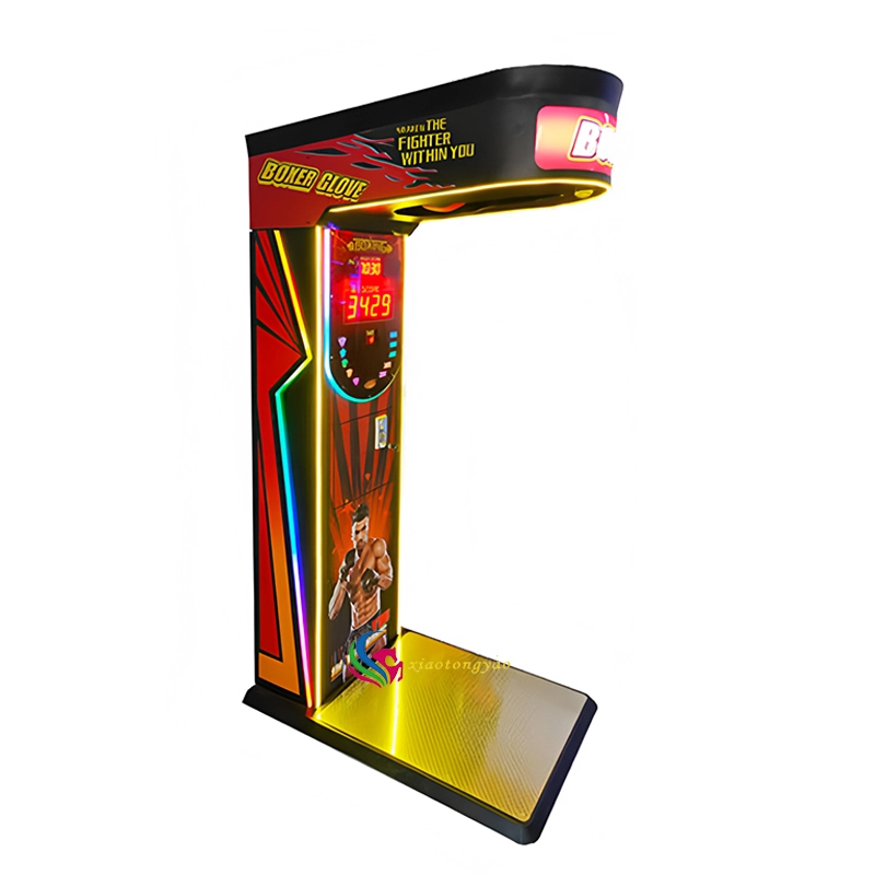 High quality coin operated indoor sports boxing game machine exchange arcade street punching boxing machine 1