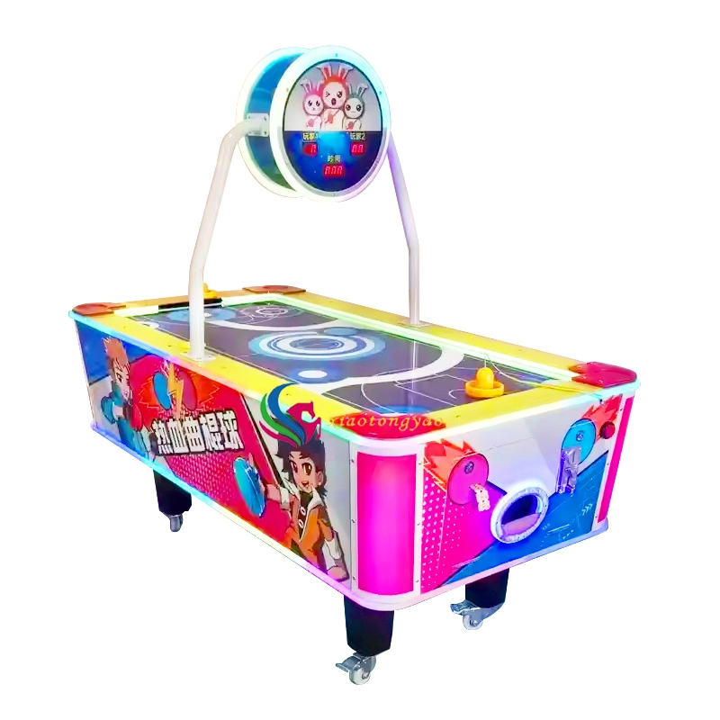 Máquina de juego arcade de hockey de aire con monedas para entretenimiento, juego de mesa de hockey para deportes de interior 1