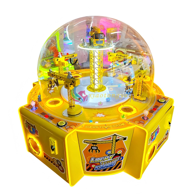 Lucky Tower Crane and Four Person Interactive Gift Machine 1