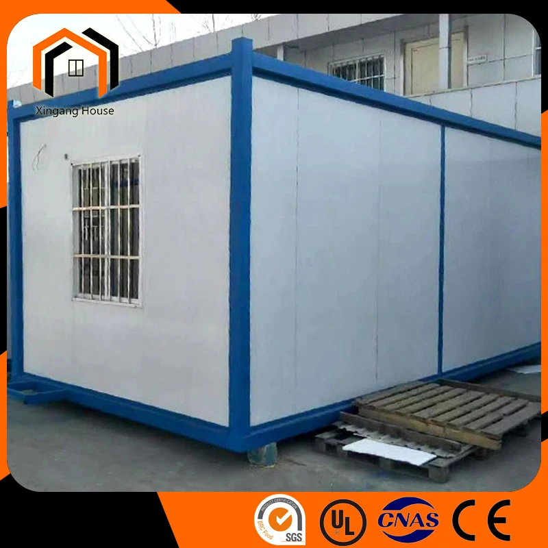 Casa contenedor dormitorio prefabricada económica para oficina de instalación sencilla 1
