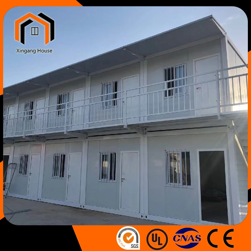 Contenedor de paquete plano de estilo personalizado de instalación rápida, casa prefabricada, contenedor de dormitorio listo para usar 1
