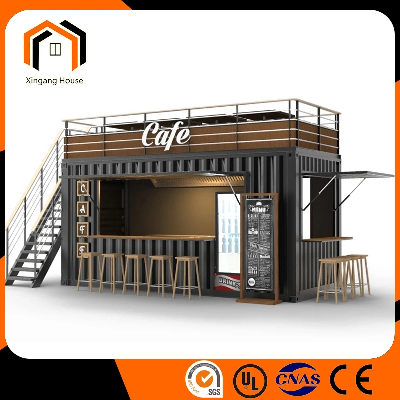 Factory direct competitive price shipping container 40ft luxury prefabricated container house 1
