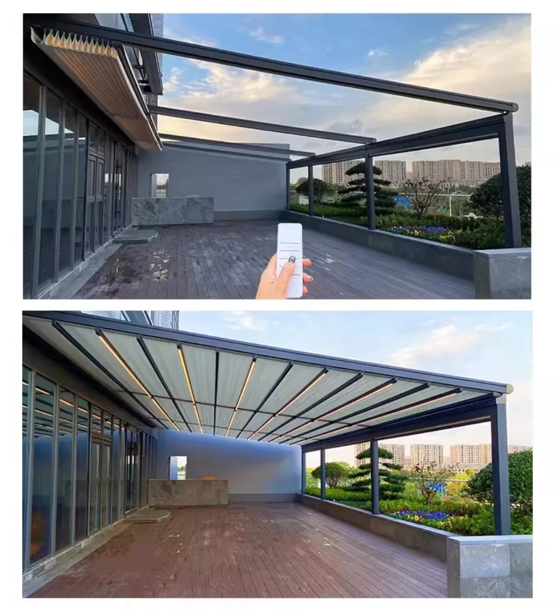 Latest Wall Mounted Louvered Pergola 7