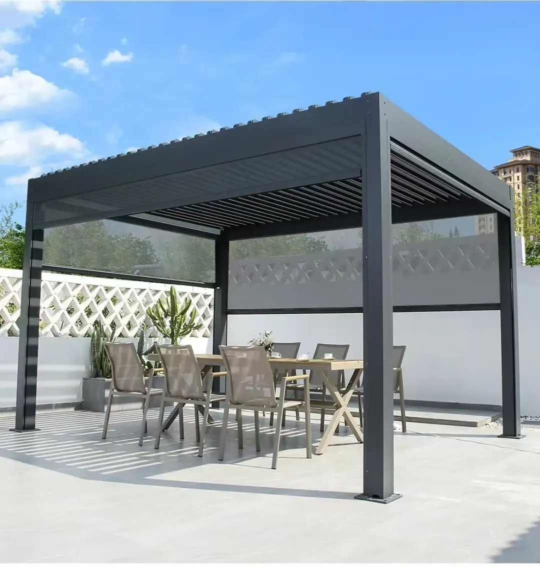 Customized Outdoor Louvered Roofing System Factory 7