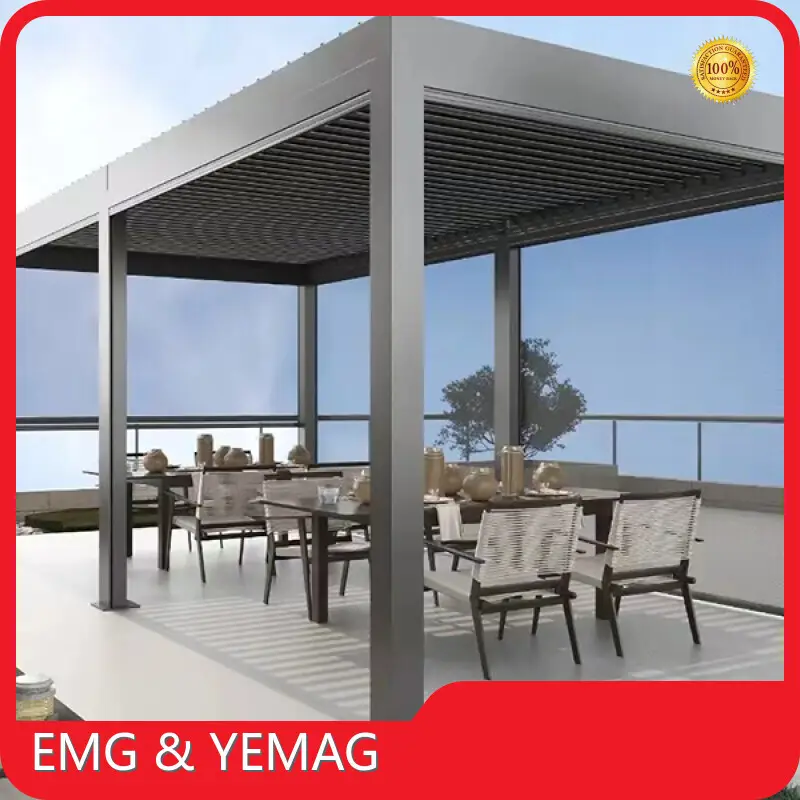 Customized Outdoor Louvered Roofing System Factory 1