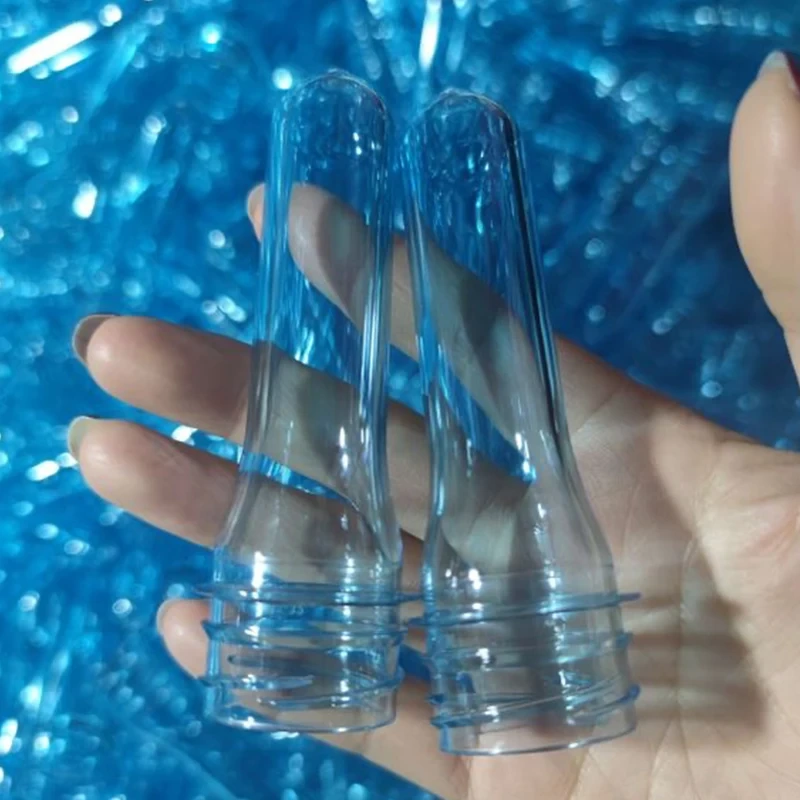 Preforma plástica personalizada de cuello corto 30 gramos 1881 28 mm 30 mm 48 mm Botella de agua líquida Preforma para mascotas 1