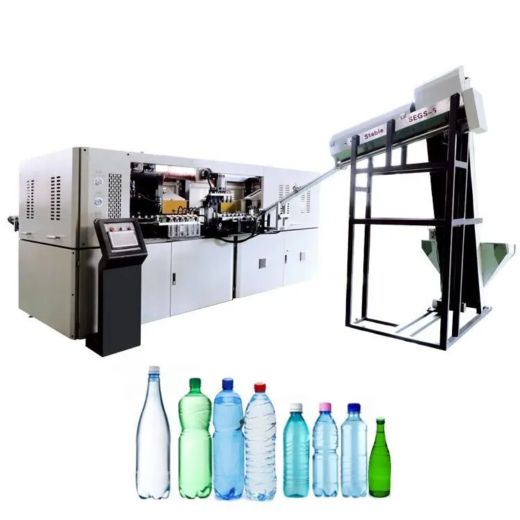 0.6l Se-6/segs-6 Automatic Bottle Blower Machine Plastic Injection Small Pet Drink Bottle Stretch Blow Molding Machine 1