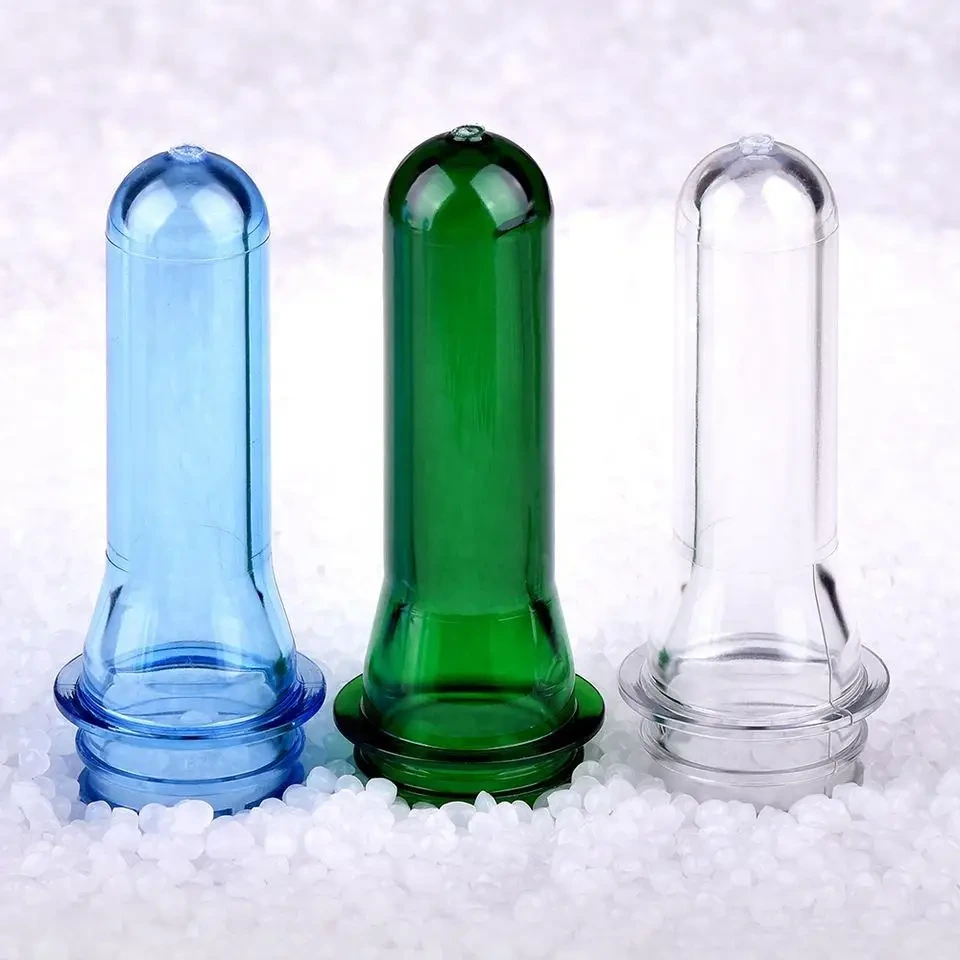 Preformas de plástico para mascotas de alta calidad de 28 mm, 30 mm y 38 mm para soplar botellas de bebidas/agua Fabricantes de preformas para mascotas 1