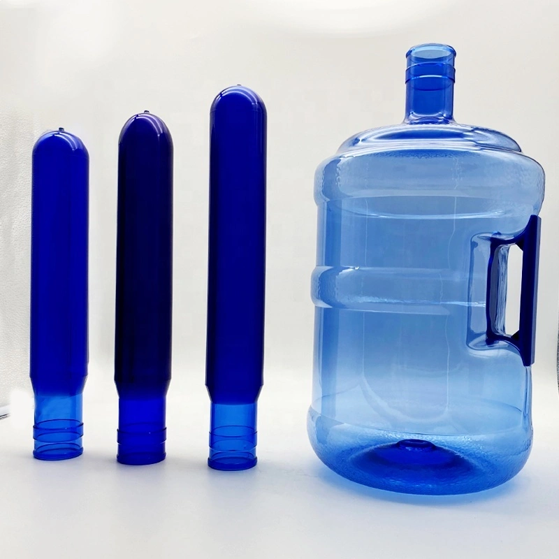 Custom 1liter 2liter 19 Liter 20 Litre Plastic Blue 5 Gallon Bottle Pet Preform 750 Gram For Blowing Mineral Water Bottle Barrel 1