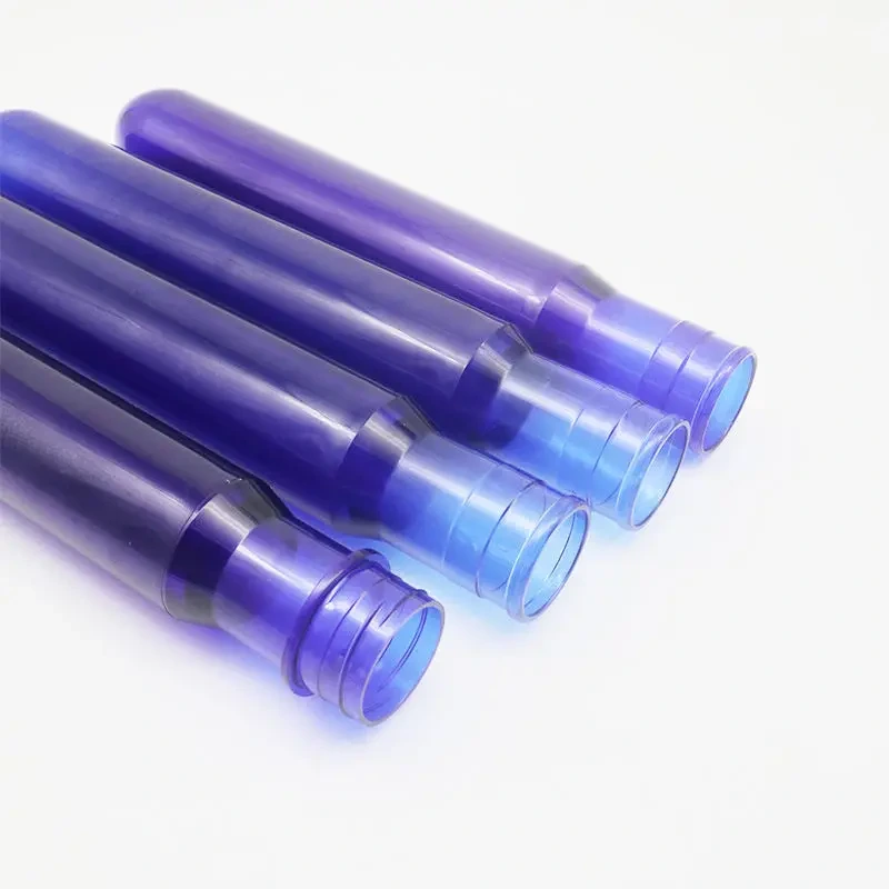 Custom Plastic Blue 55mm Neck 600 700 750 Gram Mineral Water Barrel 5 Gallon Pet Preform 1