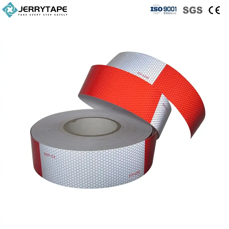 Fita reflexiva prismática de alta intensidade fornecida gratuitamente - - Jerrytape 2