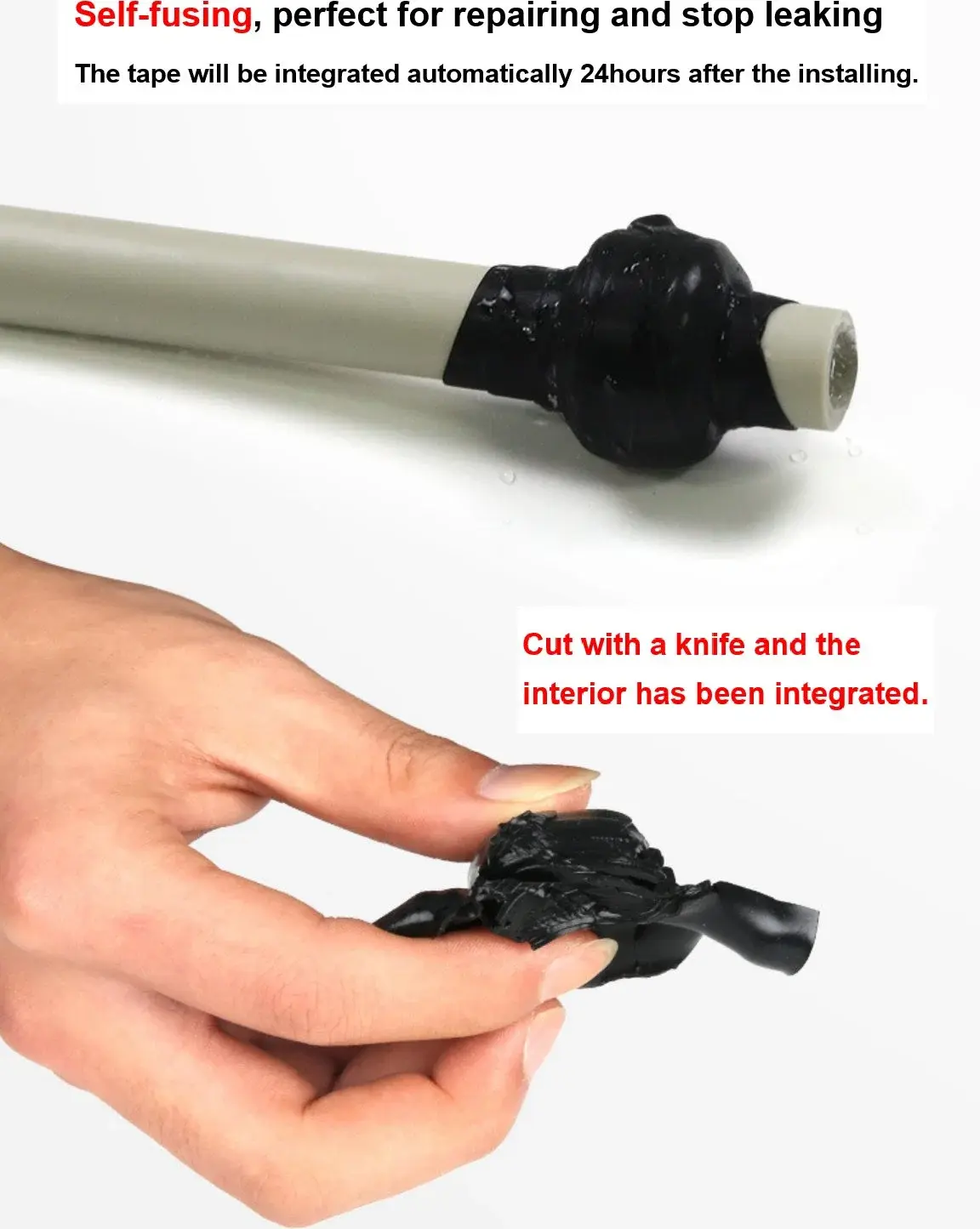 Fita de silicone autofusível 25mmx1m da Jerrytape 6