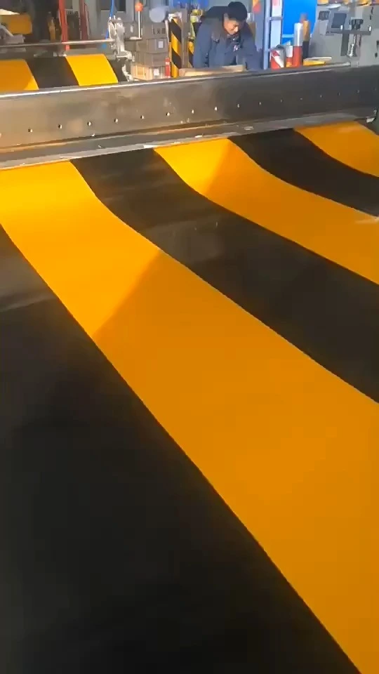 Jerrytape Siyah ve sarı yansıtıcı film trafik işaretleri yansıtıcı film zemin uyarı bandı 1