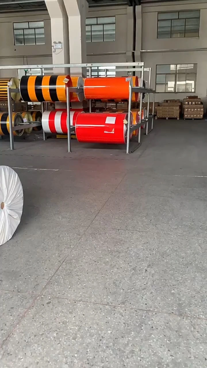 Jerrytape Kırmızı ve beyaz Yansıtıcı Kaplama uyarı bandı Zeminde iz bırakmayan uyarı bantlı yangın uyarı etiketi 1