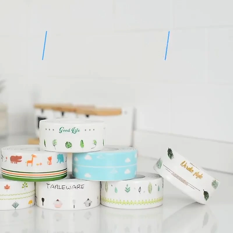 Jerrytape PVC Kendinden Yapışkanlı Macun Şeridi, Banyo için çeşitli güzel desenleri özelleştirin Macun Bandı &lt;000000&gt; Mutfak 1