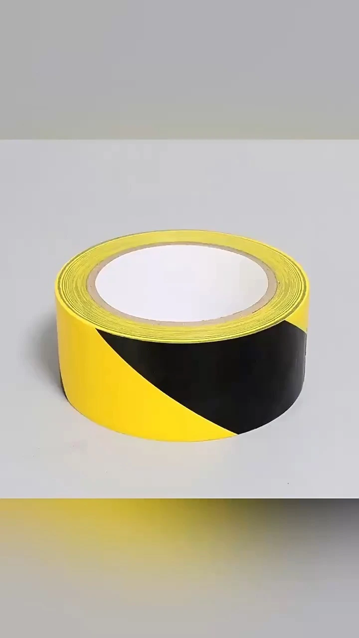 Jerrytape Black&Yellow Floor Tape Warehouses, Workshops, Public Areas Floor Marking Tape 1