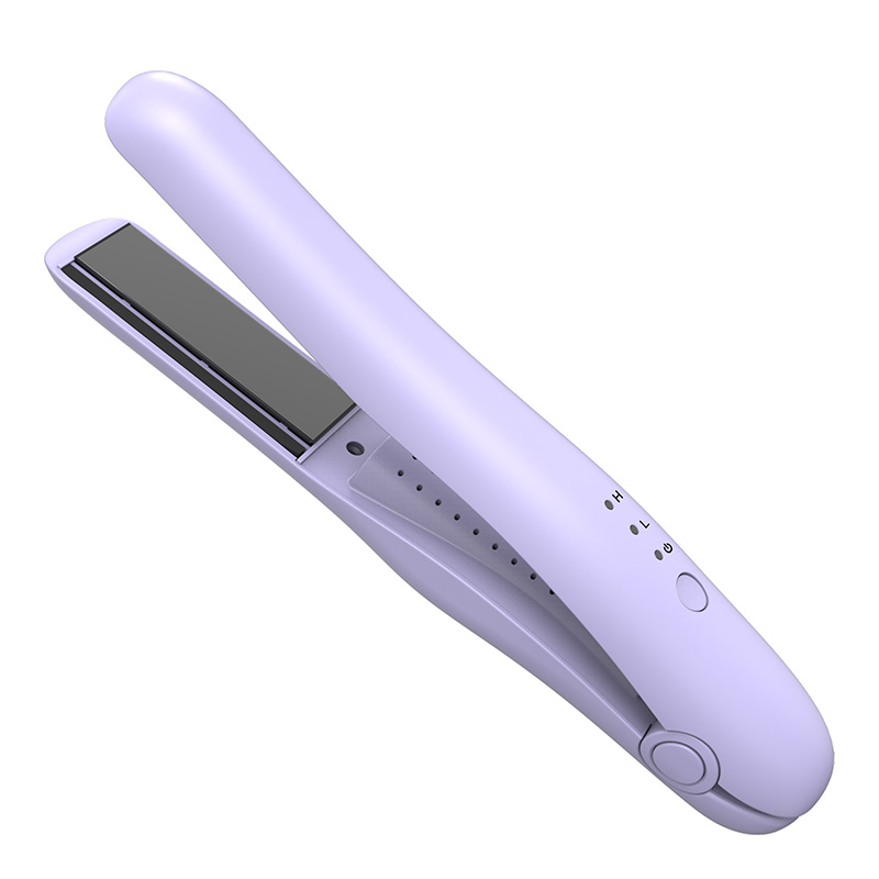 Mini plancha de pelo inalámbrica, alisadora y rizadora, batería de 2500 mAh, para viajes, V168 4