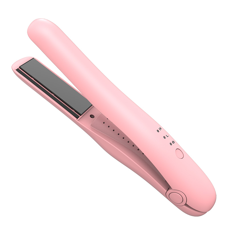 Mini plancha de pelo inalámbrica, alisadora y rizadora, batería de 2500 mAh, para viajes, V168 6