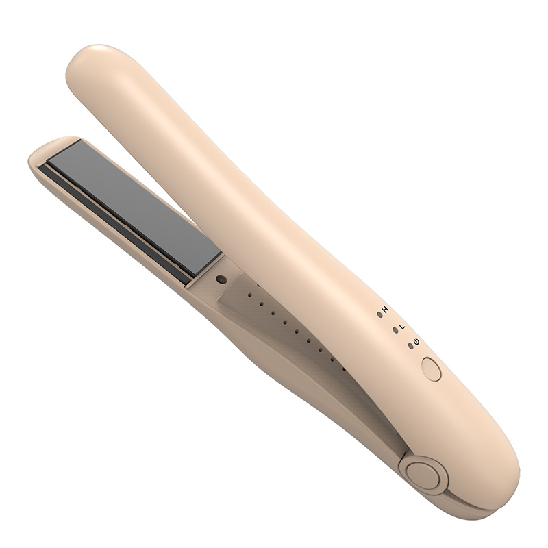 Mini plancha de pelo inalámbrica, alisadora y rizadora, batería de 2500 mAh, para viajes, V168 7