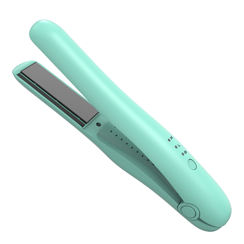 Mini plancha de pelo inalámbrica, alisadora y rizadora, batería de 2500 mAh, para viajes, V168 8