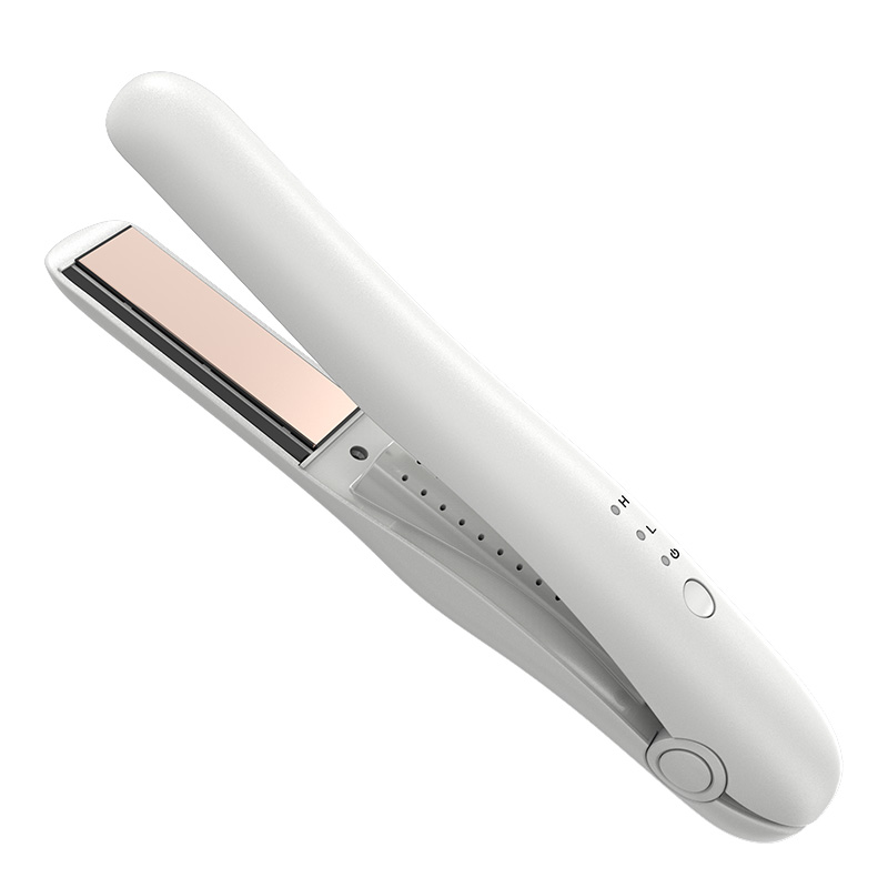 Mini plancha de pelo inalámbrica, alisadora y rizadora, batería de 2500 mAh, para viajes, V168 10