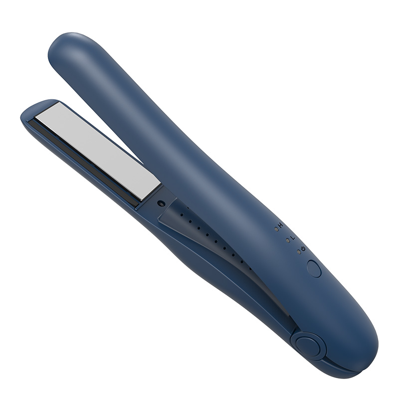 Mini plancha de pelo inalámbrica, alisadora y rizadora, batería de 2500 mAh, para viajes, V168 11