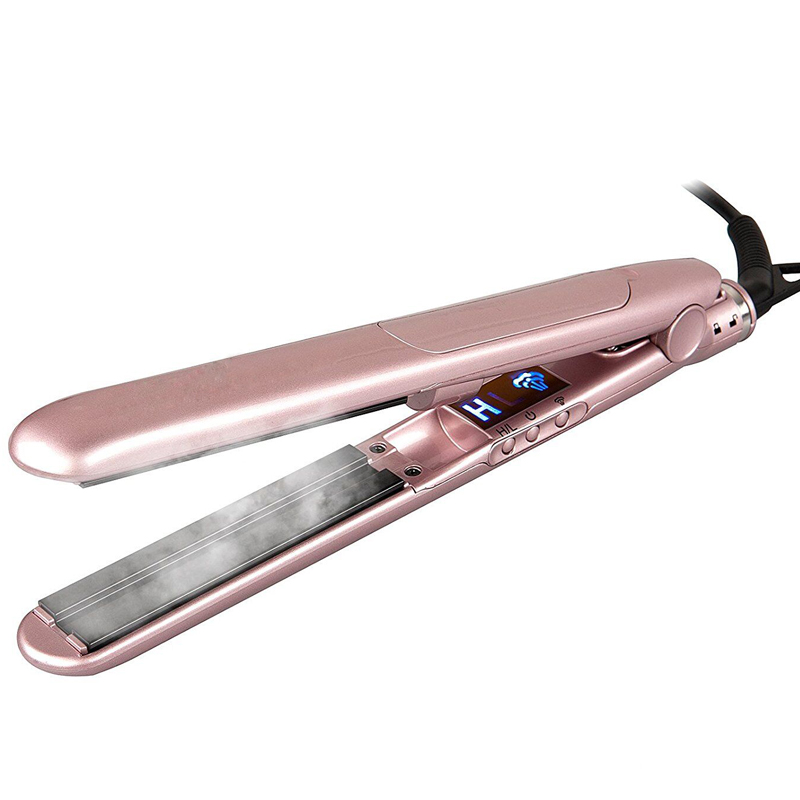 Steam Spray Hair Straightener PTC Heating 170-195℃ Dual Voltage V179 3