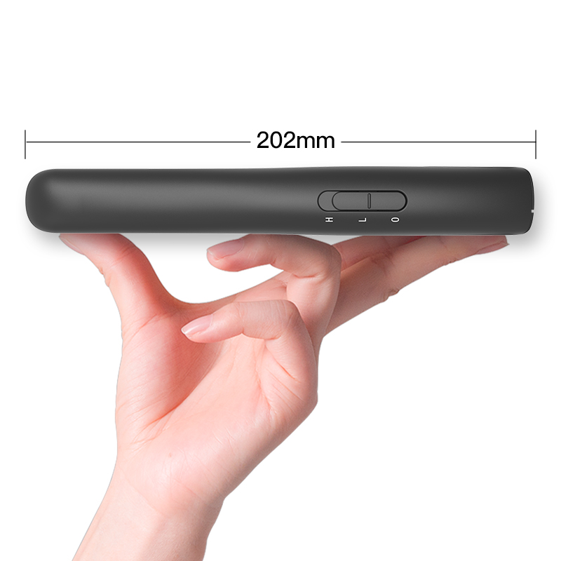 Plancha de pelo portátil mini USB-C de 93 g, 160-200 °C, placas flotantes V181 7