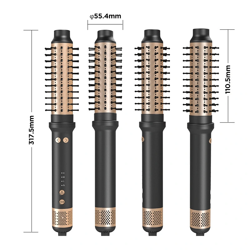Cepillo moldeador de cabello automático 3 en 1, alisador, rizador, rotación automática, 140 W, Q316 1