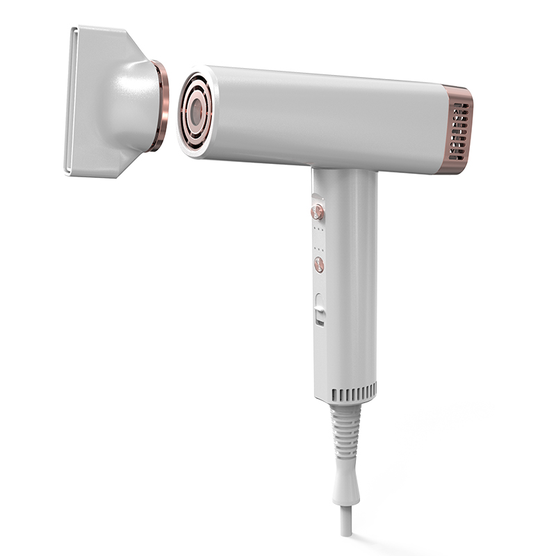 Sèche-cheveux haute vitesse, moteur 40 000-80 000 tr/min, débit d'air 28 m/s, bruit inférieur à 80 dB, F8113 8