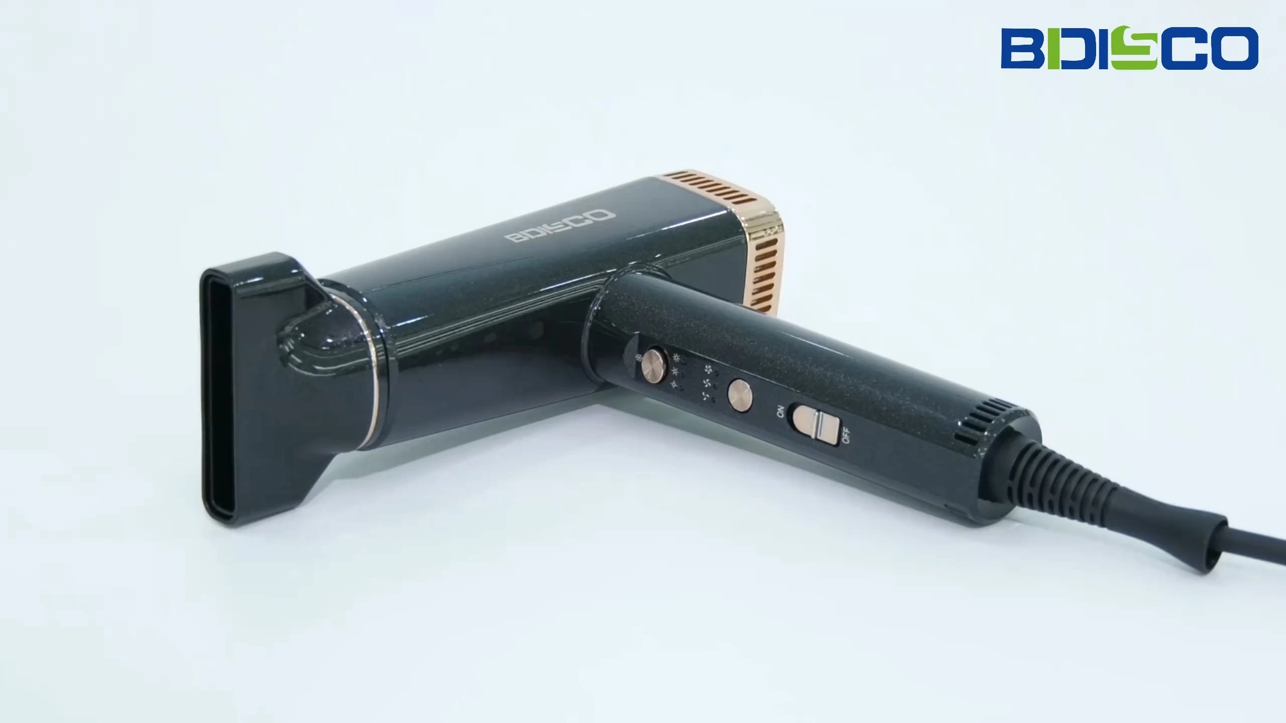 Sèche-cheveux haute vitesse, moteur 40 000-80 000 tr/min, débit d&#39;air 28 m/s, bruit inférieur à 80 dB, F8113 1