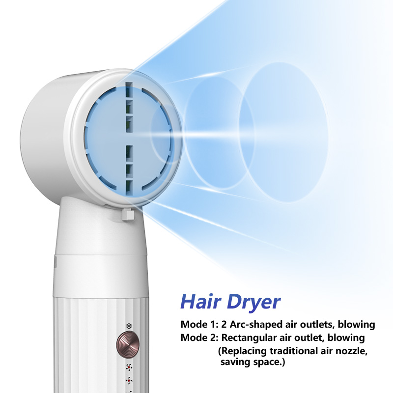 Hot Air Hair Brush Straightener 10.5W Motor 100℃ Dryer 220℃ Straightener F8117 4