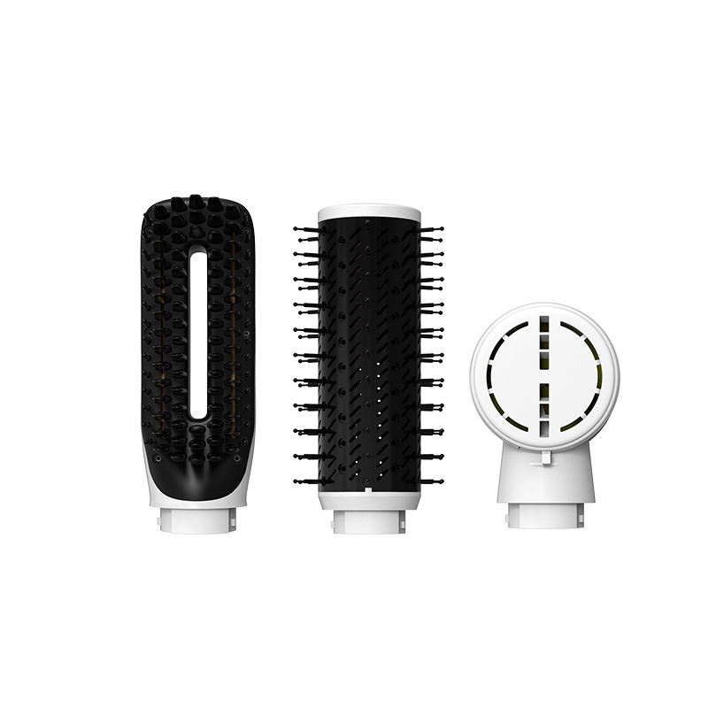 Hot Air Hair Brush Straightener 10.5W Motor 100℃ Dryer 220℃ Straightener F8117 7
