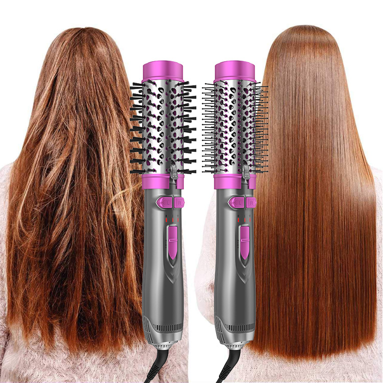 Auto Rotation Hair Brush Styler 3 Functions Drying Straightening Curling 100-240V Q768 8
