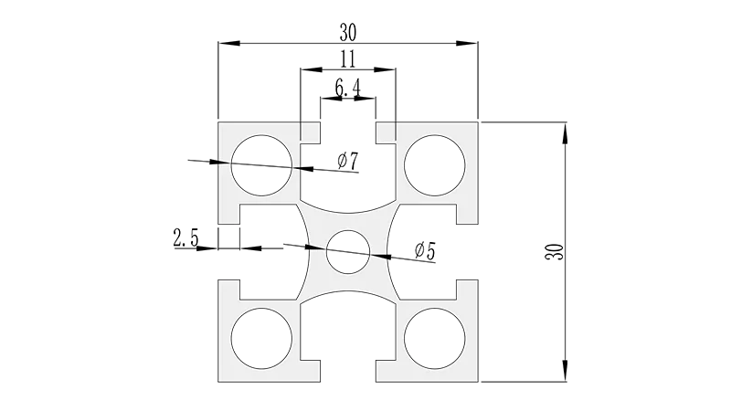 3030 National Standard Profile A 1