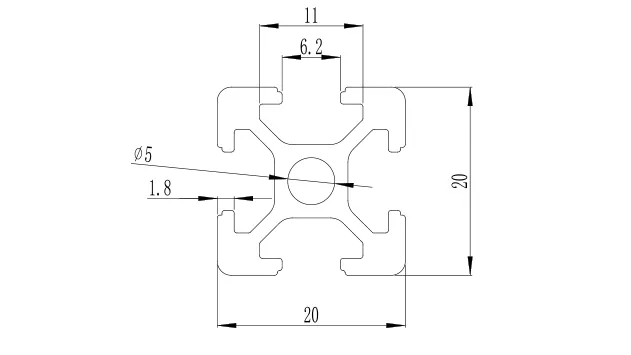 High-end Custom Aluminum Extrusion Profile Custom Aluminum Extrusion Profile Company 2