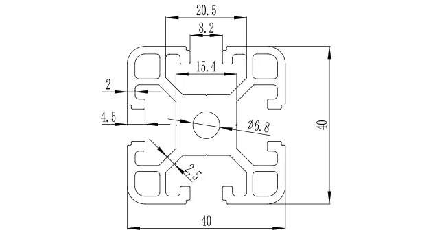 High-end Custom Aluminum Extrusion Profiles Custom Aluminum Extrusion Profiles Company 2