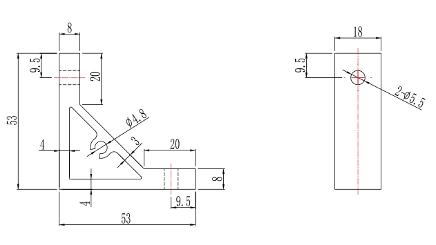 Custom Aluminium Extrusion Profile Versorgung 2