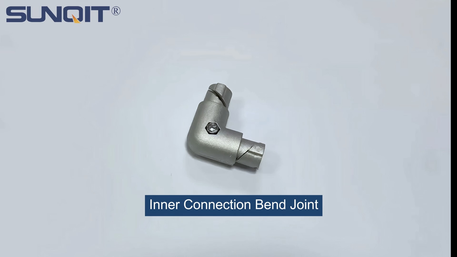 90° Aluminum pipe joint inside connection 1