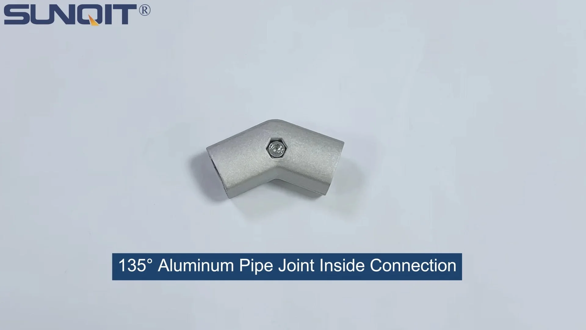 135° Aluminum pipe joint outside connection 1