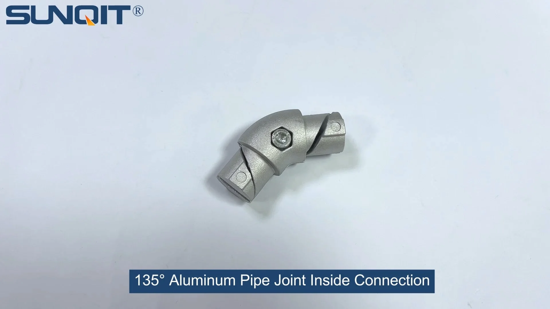 135° Aluminum pipe joint inside connection 1
