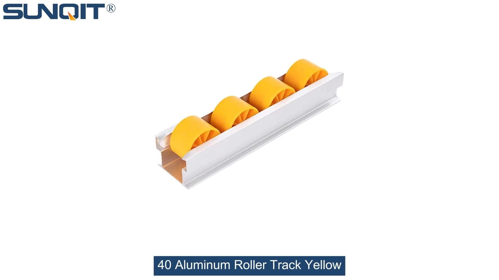 40 Aluminum Roller Track Yellow 1