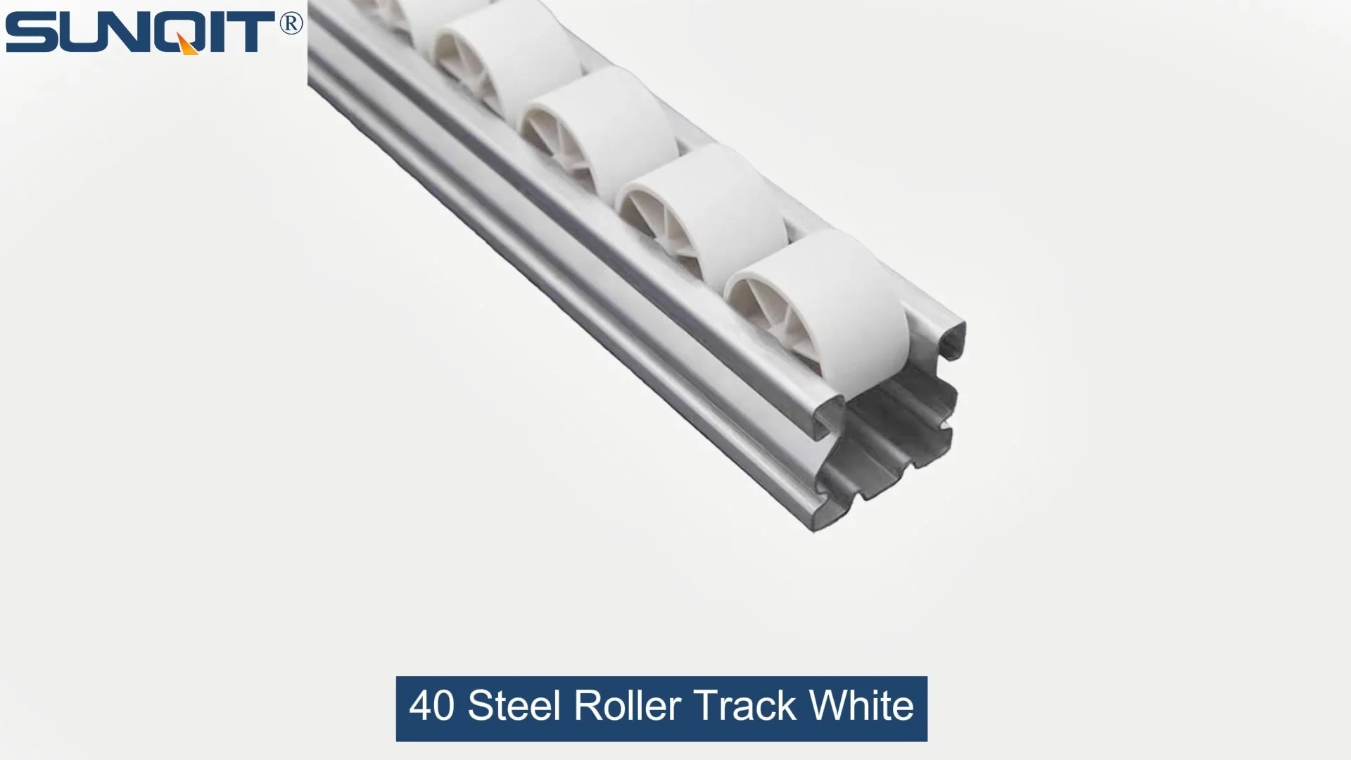 40 Steel Roller Track White 1