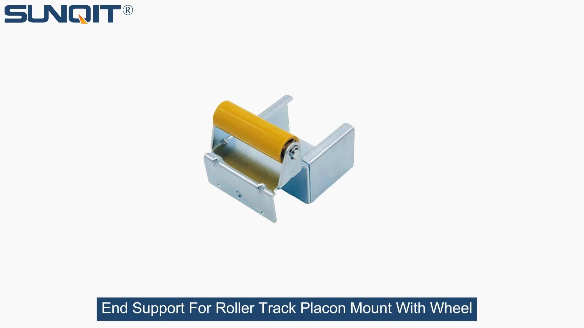 Supporto terminale per supporto placon per rulliera con ruota 1