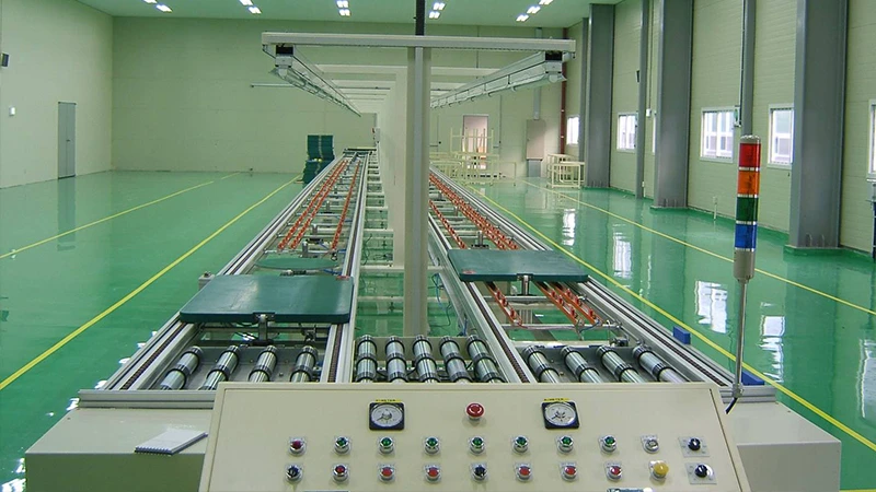 Free flow chain conveyor 1