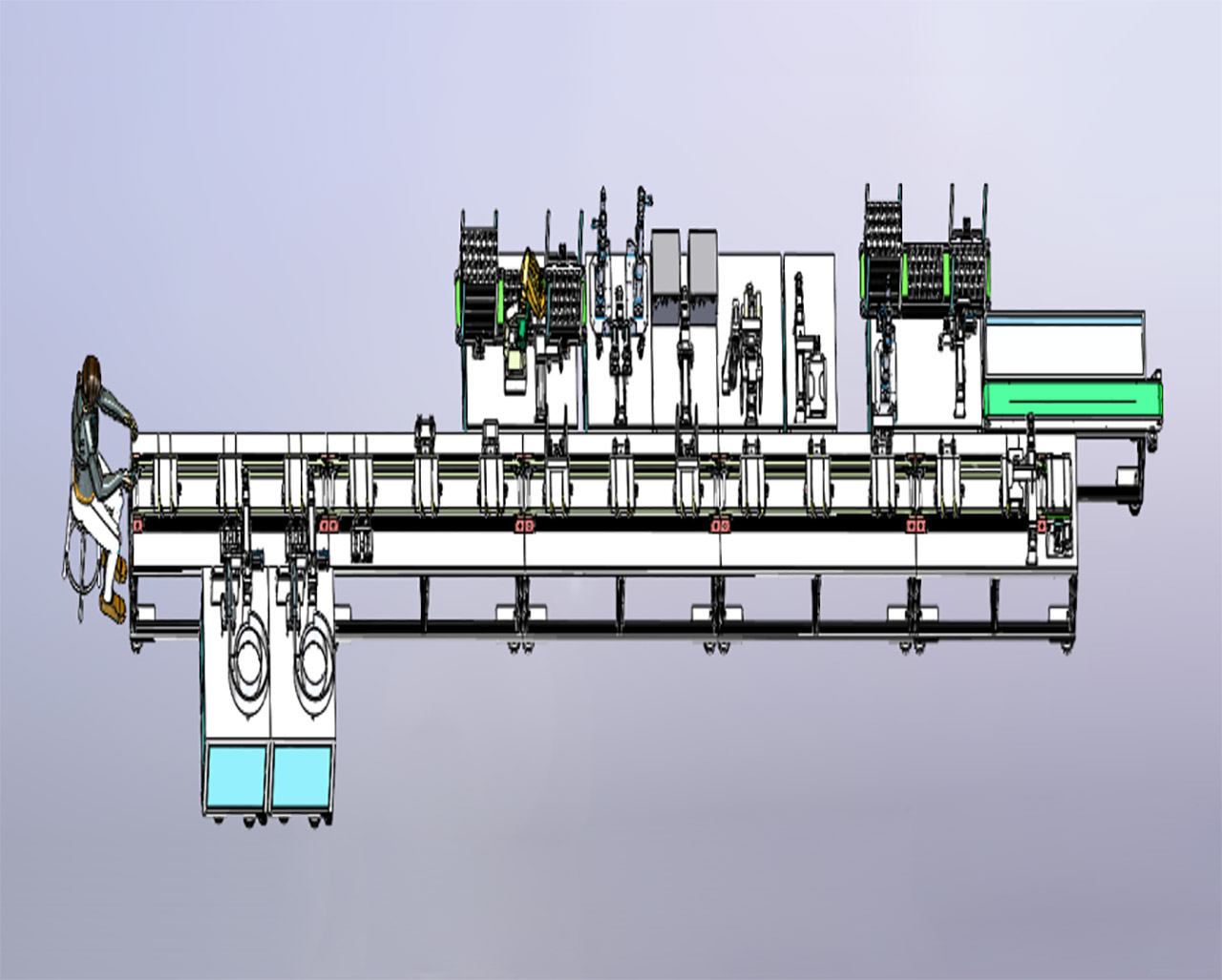 Silicone foley catheter assembly machine 1