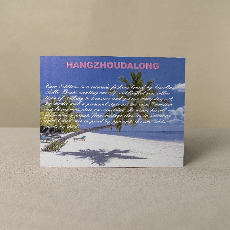 Luxury custom  special paper uv printing business thank you card with own logo 1